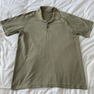 Green Lululemon athletic polo